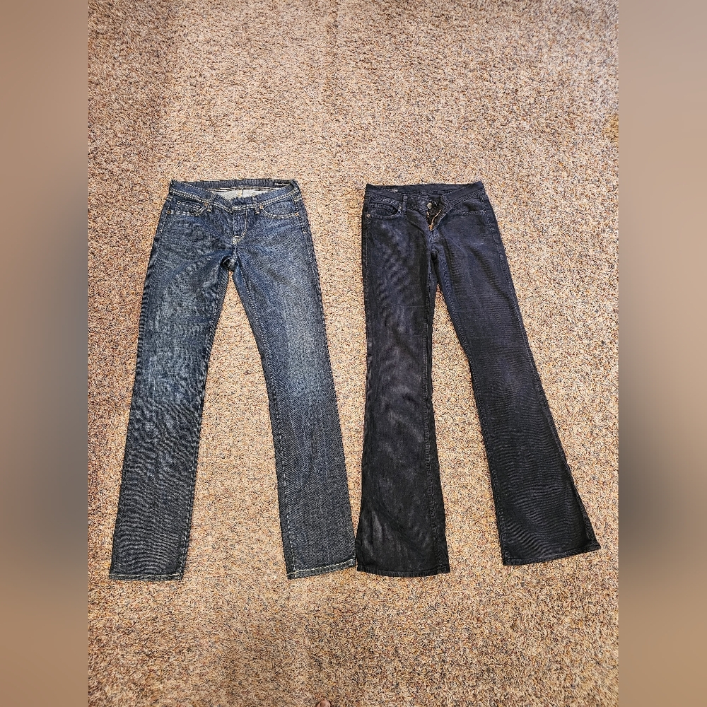 2 Pairs Women Citizen Of Humanity Pants Size 26